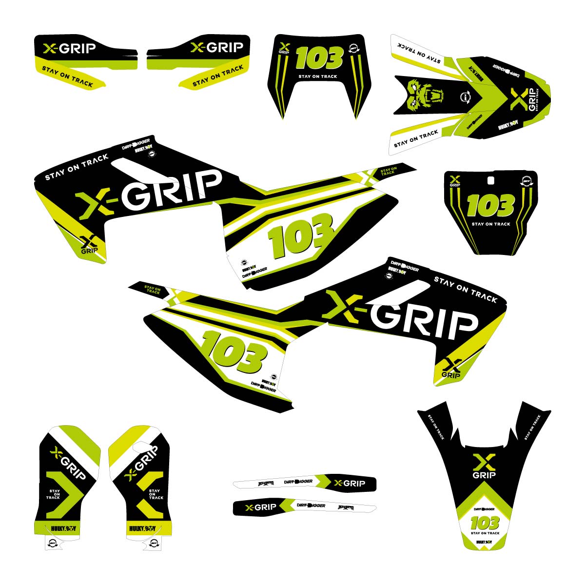 Kit Déco X-GRIP HUSQVARNA