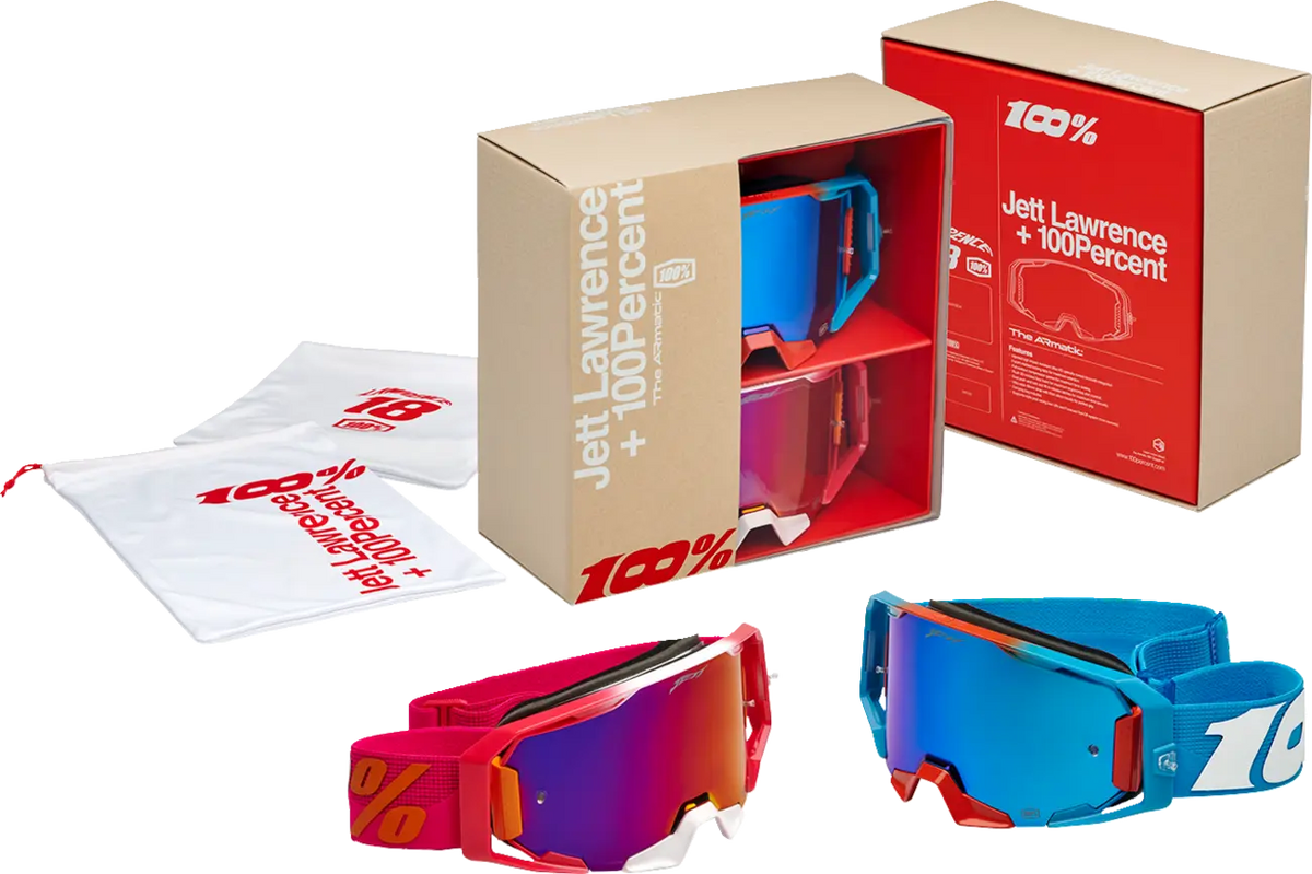 Kit masque 100% Armatic Jett Lawrence édition limitée boîte et housses