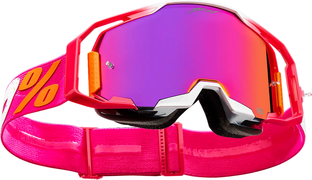 Kit masque 100% Armatic Jett Lawrence masque rose vue de profil