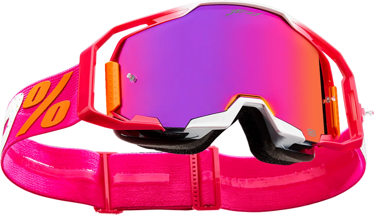 Kit masque 100% Armatic Jett Lawrence masque rose vue de profil