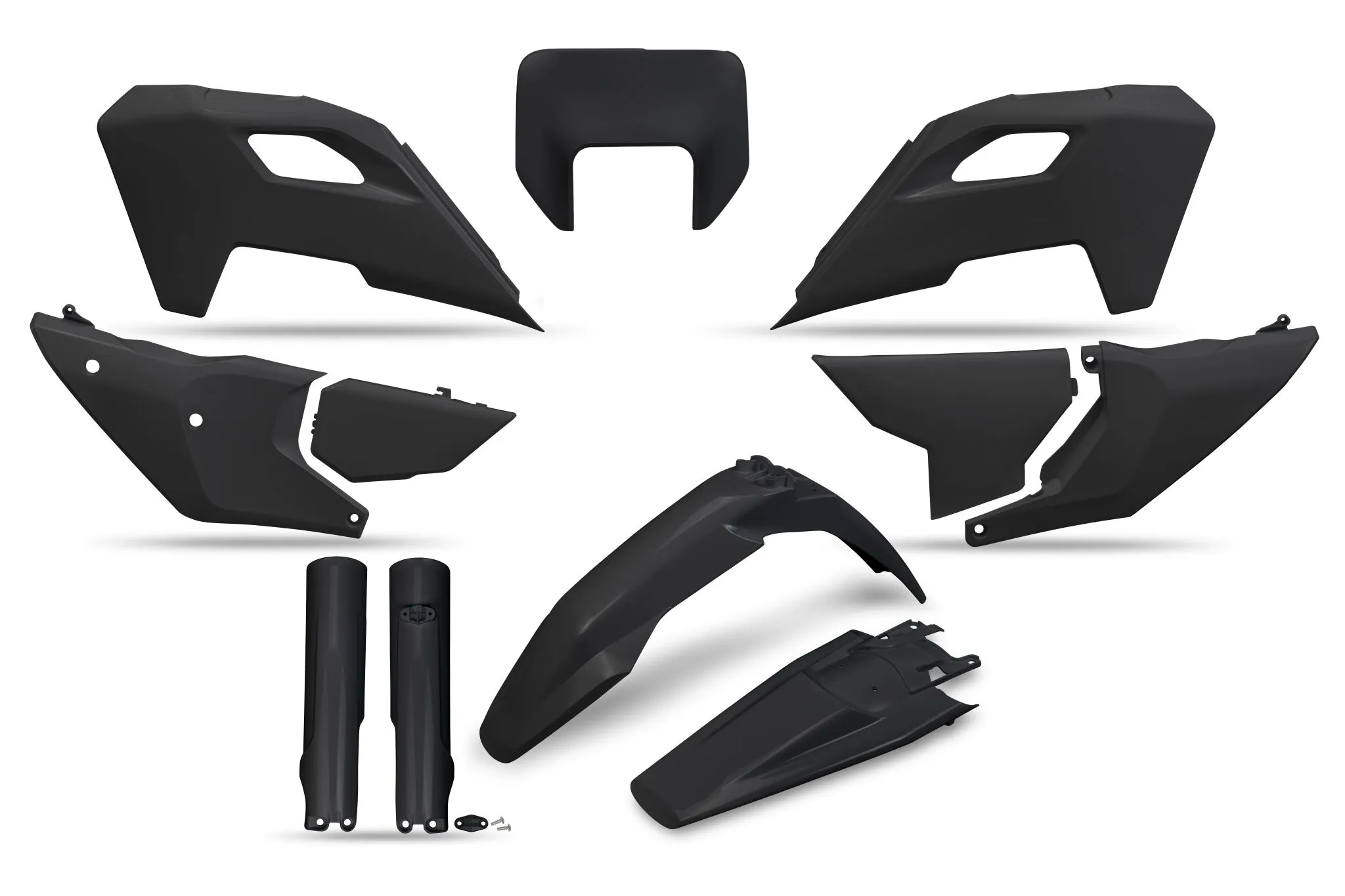 Kit Plastique Enduro HUSQVARNA Noir UFO