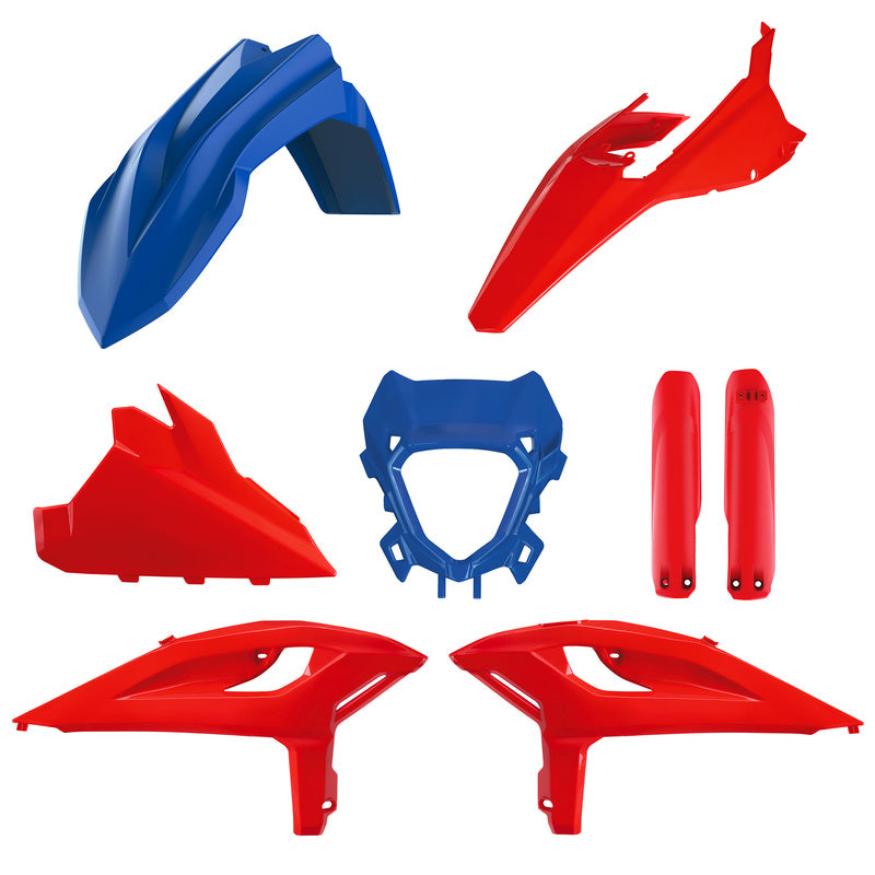 Kit Plastiques Rouge/Bleu BETA POLISPORT