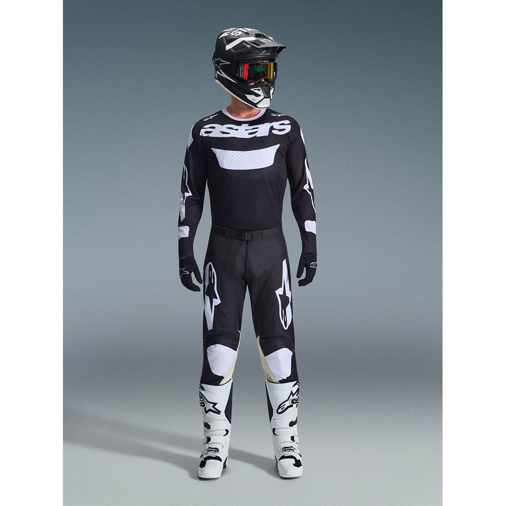 Tenue Cross Complete Racer Riway Noir Blanc ALPINESTARS
