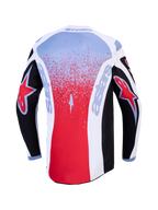 Maillot Alpinestars Fluid Drag réf 3761327-1694 noir blanc rouge dos
