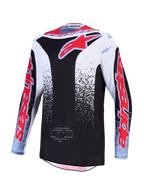 Maillot Alpinestars Fluid Drag réf 3761327-1694 noir blanc rouge face