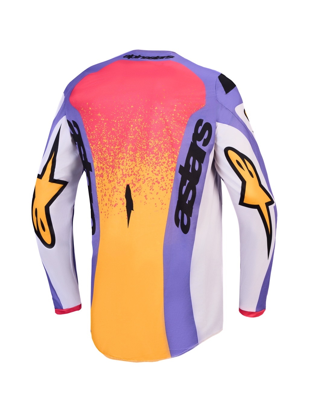 Maillot Alpinestars Fluid Drag réf 3761327-3193 lilas clair doré dos