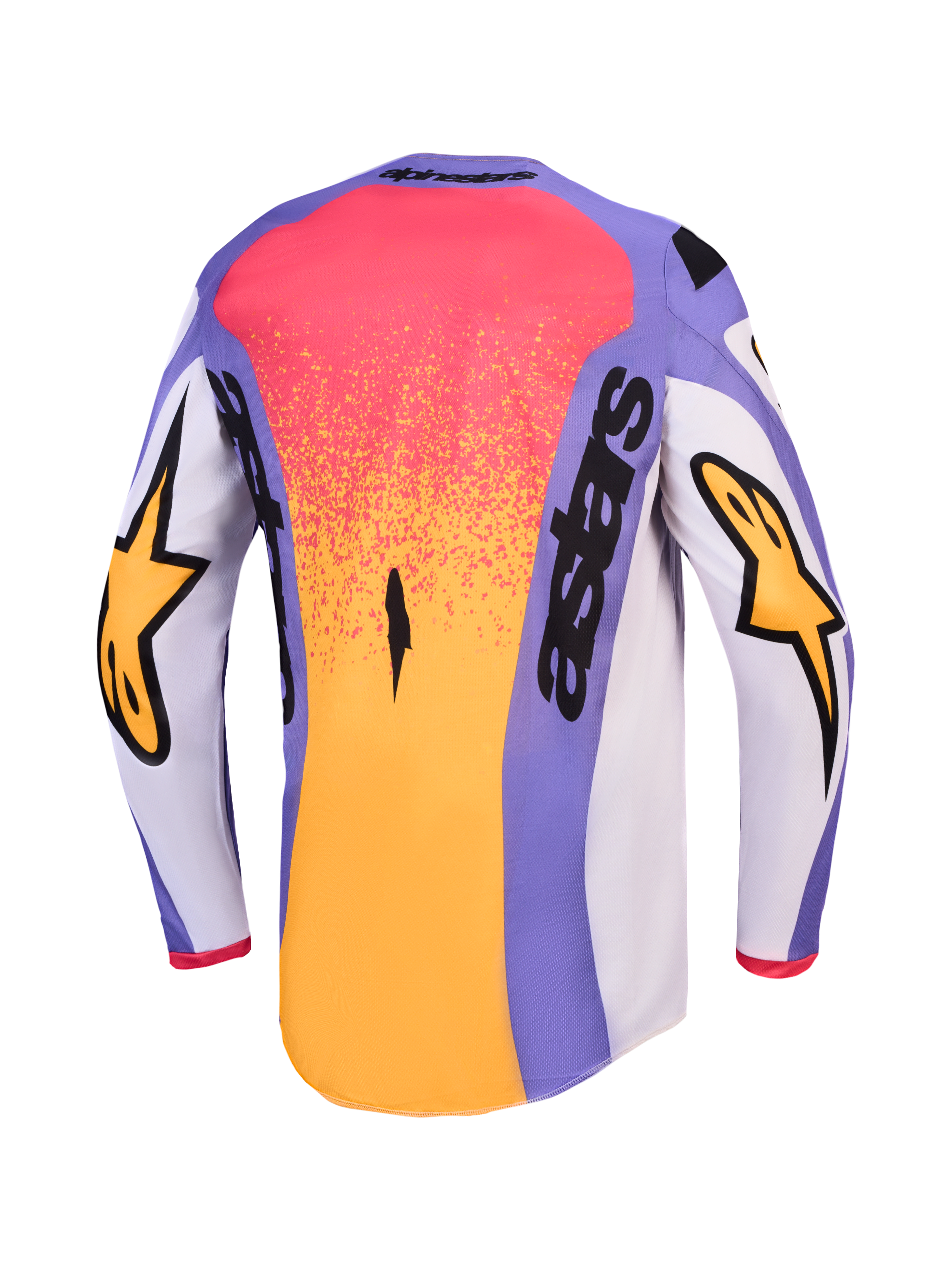 Maillot Alpinestars Fluid Drag réf 3761327-3193 lilas clair doré dos