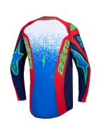 Maillot Alpinestars Fluid Drag réf 3761327-7365 bleu marine rouge dos