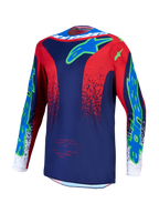 Maillot Alpinestars Fluid Drag réf 3761327-7365 bleu marine rouge face