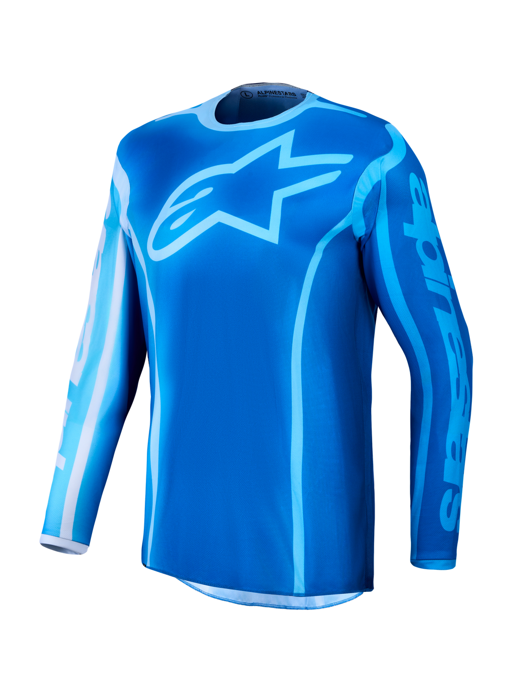 Maillot Alpinestars Fluid Kepler réf 3761727-7342 bleu face