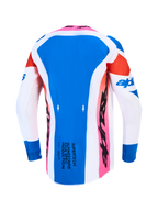 Maillot Alpinestars Supertech Dyna réf 3760227-2089 bleu et blanc dos