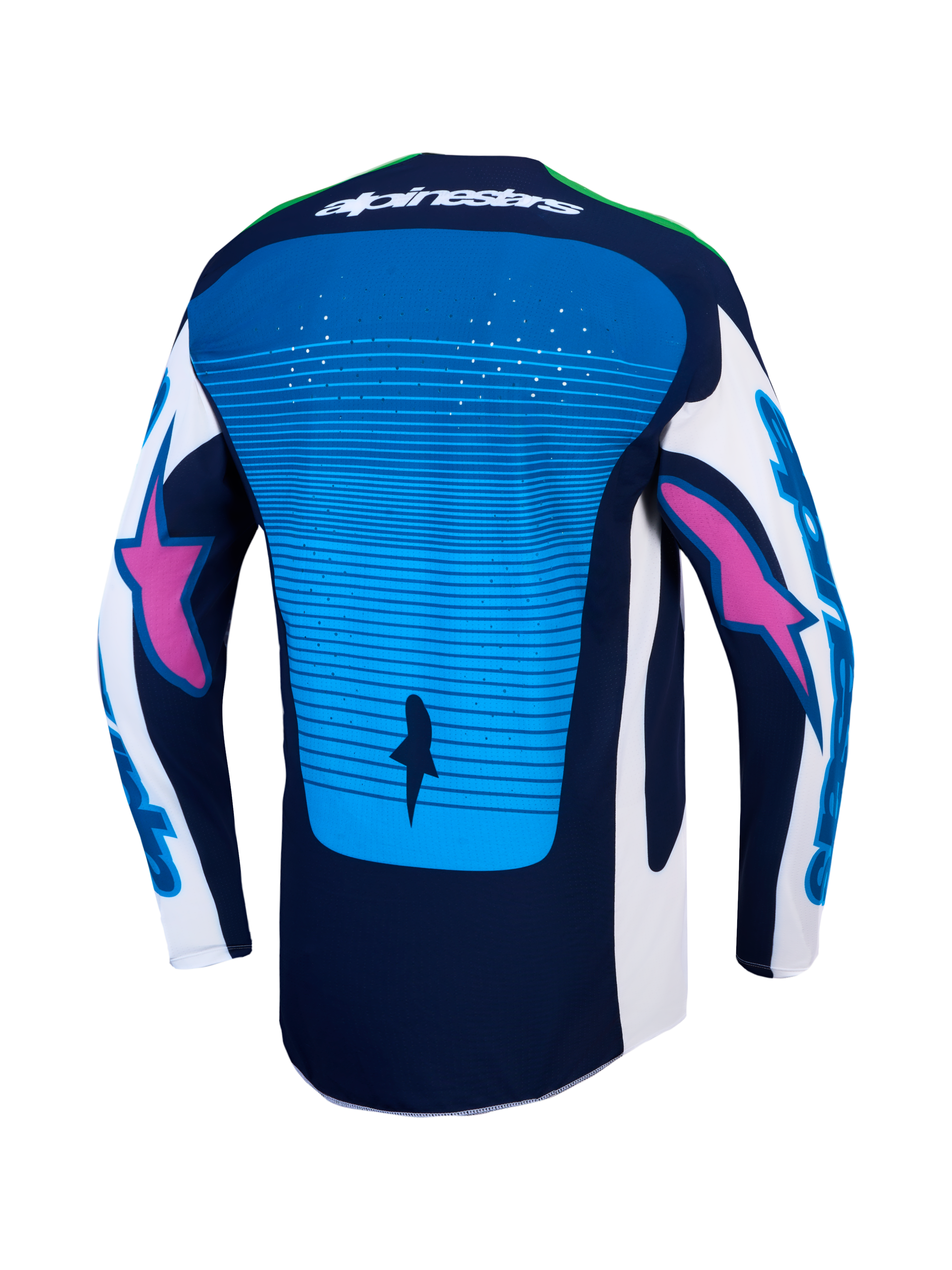 Maillot Alpinestars Techstar Maven réf 3760427-2093 bleu marine dos