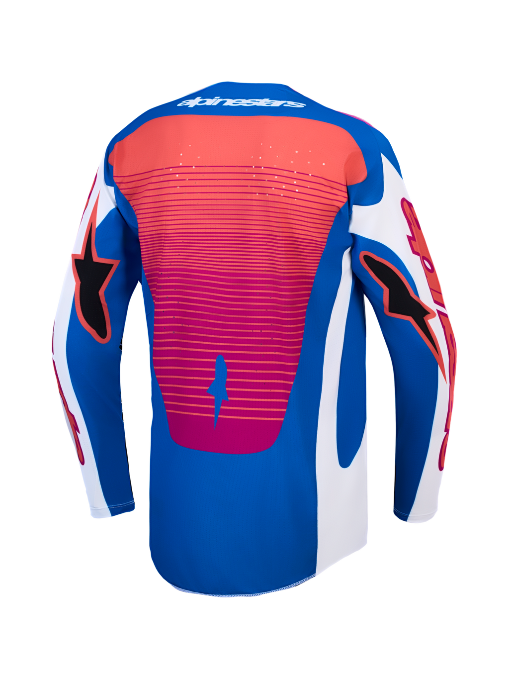 Maillot Alpinestars Techstar Maven réf 3760427-2099 bleu rouge dos