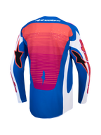 Maillot Alpinestars Techstar Maven réf 3760427-2099 bleu rouge dos