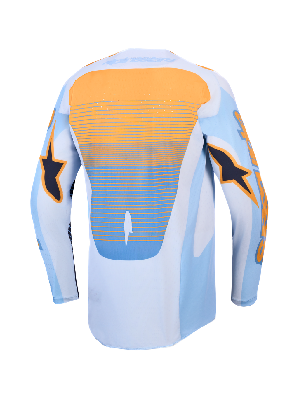 Maillot Alpinestars Techstar Maven réf 3760427-7362 bleu orange dos