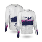 Maillot Billy Bolt replica rose S3 Parts enduro racing