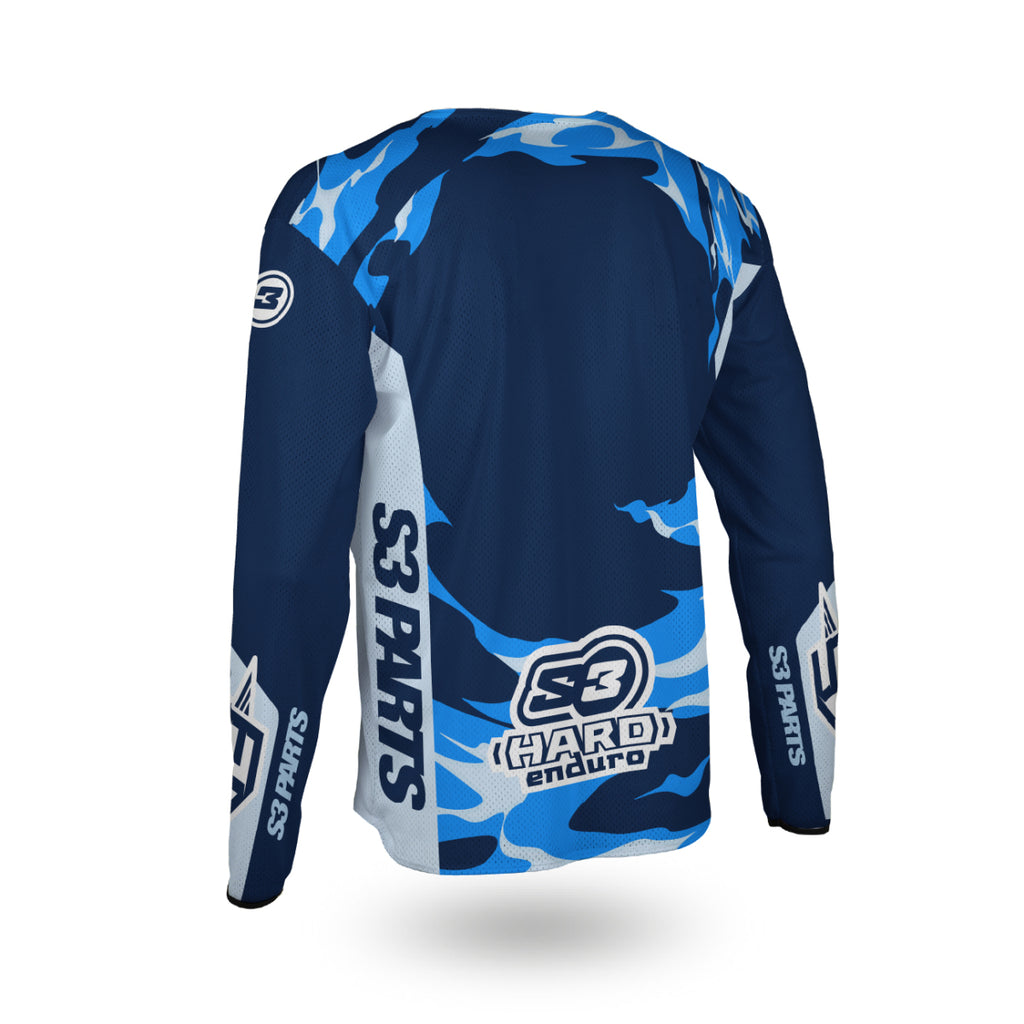Maillot S3 Parts Billy Bolt Veranito bleu ciel réf. AR-CIA, vue de détail