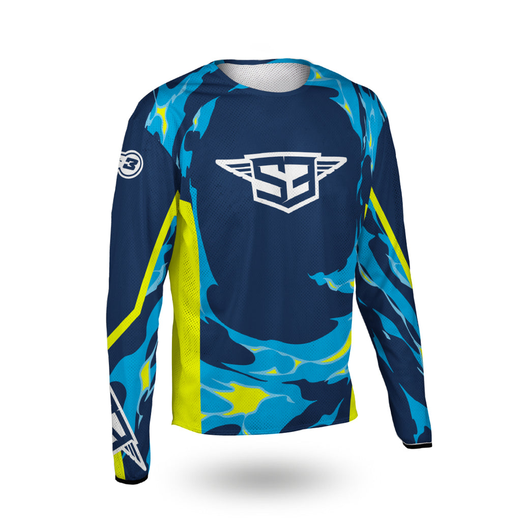 Maillot S3 Parts Billy Bolt Veranito fluor réf. AR-FFF, vue de face