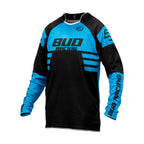 Maillot enfant Bud Racing Lazer bleu électrique - face