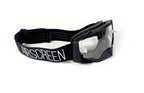 Masque AirScreen Aero EX X1 noir enduro écran ouvrant anti-buée – vue trois quarts