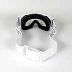 Masque AirScreen Aero EX X2 blanc enduro écran ouvrant anti-buée – vue face