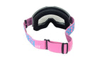 Masque AirScreen Lite EX 01 rose bleu ciel enduro écran ouvrant anti-buée – vue face