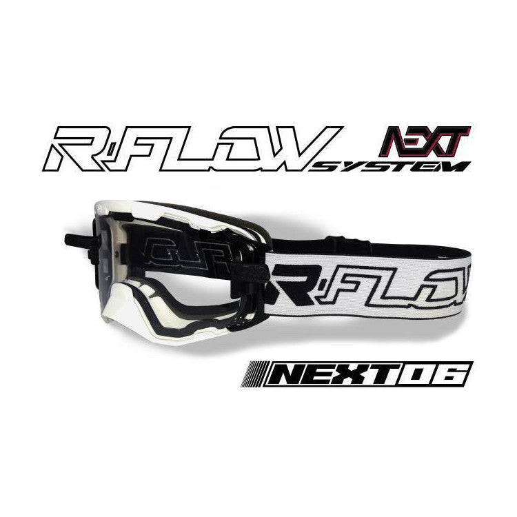 Masque Anti-Buée Next Blanc-Noir  R-FLOW