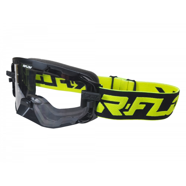Masque Anti-Buée Next Noir-Jaune  R-FLOW