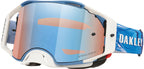 Masque Oakley Airbrake MX Sexton Matte White écran Prizm Sapphire - vue de trois quarts
