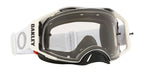 Masque Oakley Airbrake MX Tuff Blocks White écran clair - vue de face