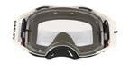 Masque Oakley Airbrake MX Tuff Blocks White écran clair - vue de profil
