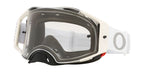 Masque Oakley Airbrake MX Tuff Blocks White écran clair - vue de trois quarts
