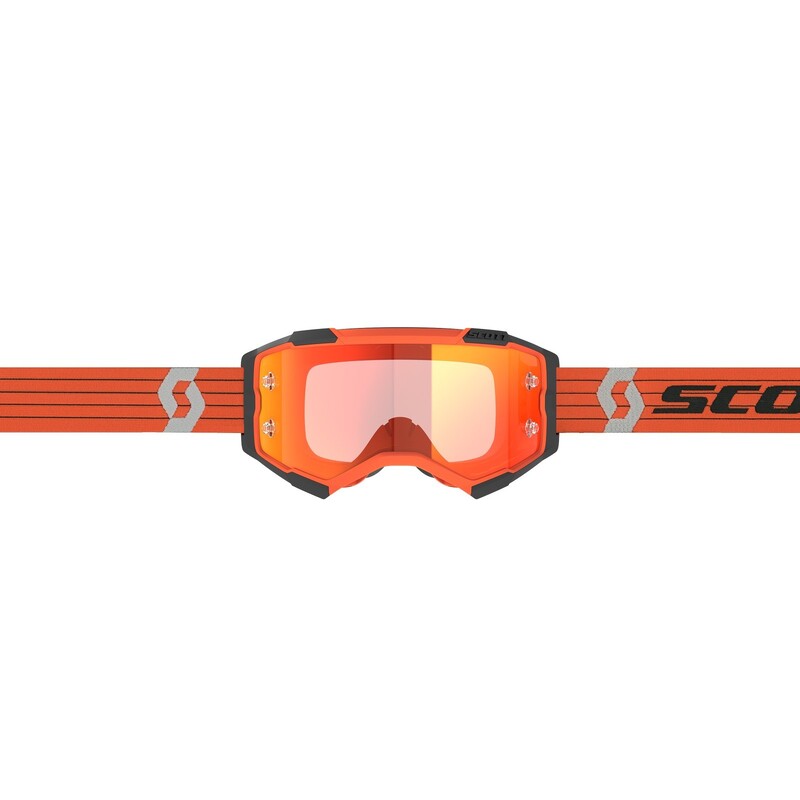 Masque Scott Fury orange avec écran Scott Prospect pour KTM motocross enduro hard enduro
