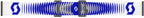 Sangle du masque Scott Prospect 2.0 AMP Doppler White bleu dépliée avec logo Scott