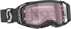 Masque Scott Prospect 2.0 AMP noir et blanc avec écran Works Rose vue trois quarts