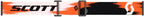 Sangle du masque Scott Prospect 2.0 AMP noir orange fluo dépliée avec logo Scott