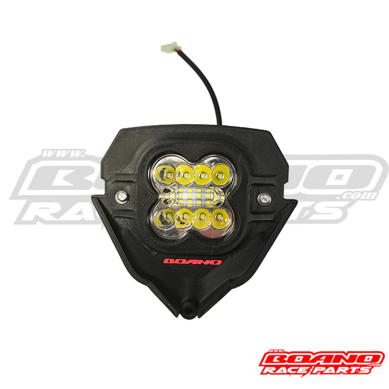 Optique LED Boano Beta RR 2T 4T 2020 à 2026 et X-Trainer phare enduro 60W 3500 lumens éclairage puissant