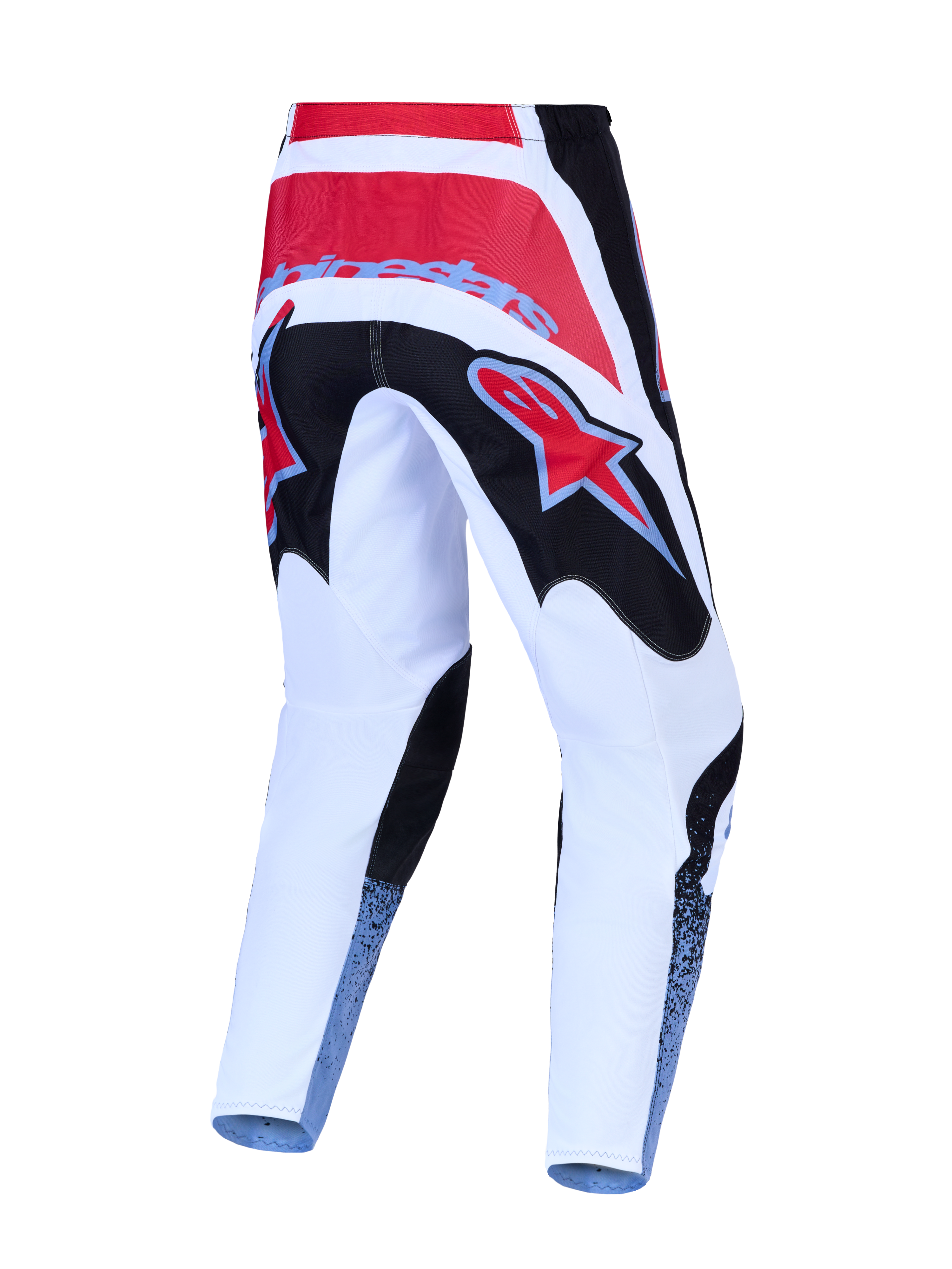 Pantalon Alpinestars Fluid Drag réf 3721327-1694 rouge blanc noir dos