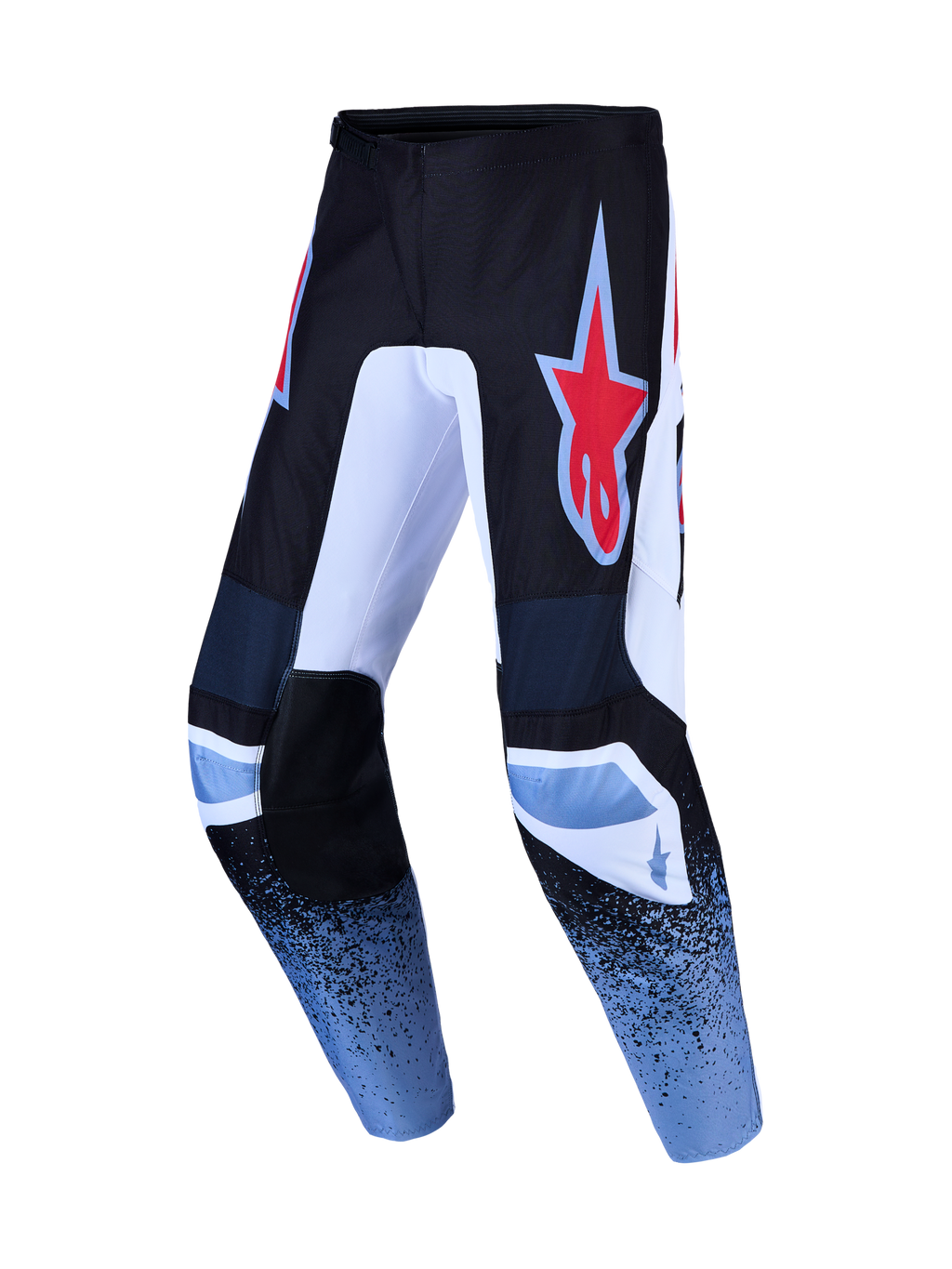 Pantalon Alpinestars Fluid Drag réf 3721327-1694 noir rouge face