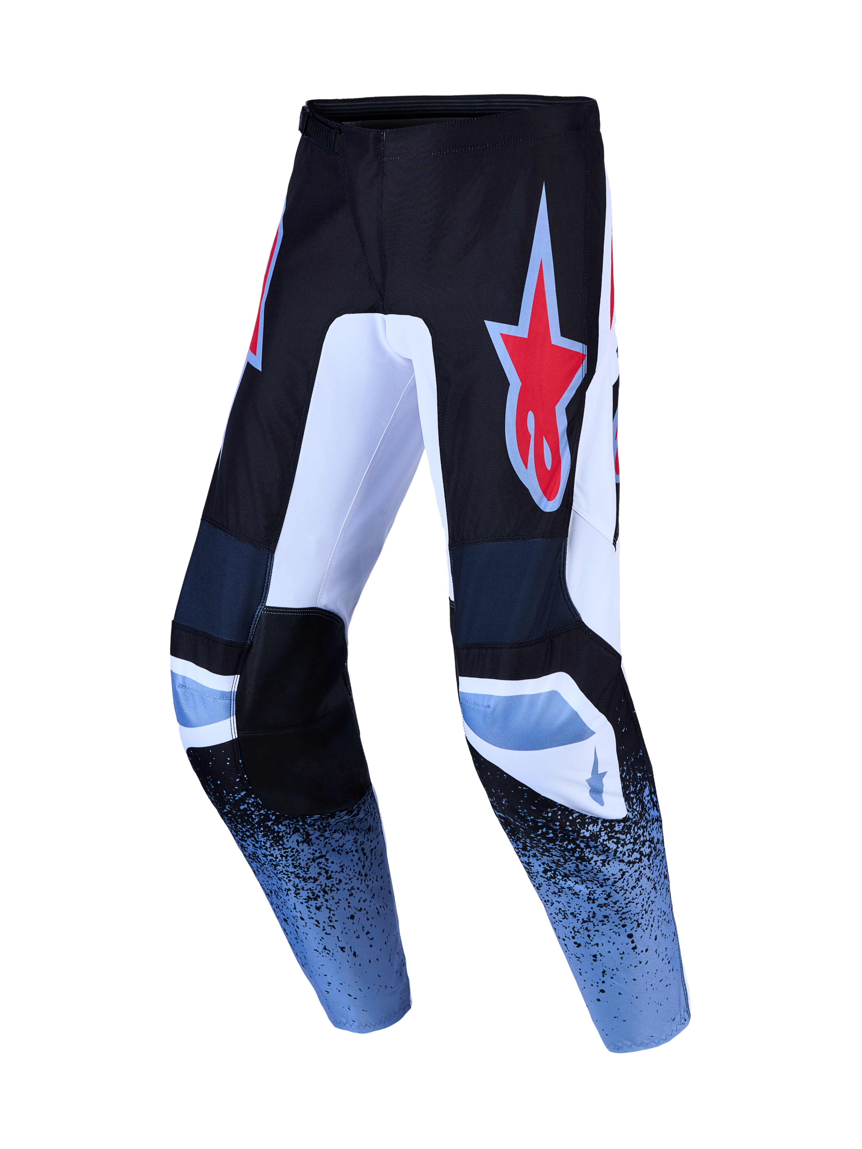 Pantalon Alpinestars Fluid Drag réf 3721327-1694 noir rouge face