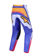 Pantalon Alpinestars Fluid Drag réf 3721327-3193 bleu et jaune dos
