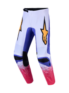 Pantalon Alpinestars Fluid Drag réf 3721327-3193 blanc et bleu face