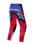 Pantalon Alpinestars Fluid Drag réf 3721327-7365 rouge et bleu dos