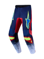 Pantalon Alpinestars Fluid Drag réf 3721327-7365 bleu marine rouge face