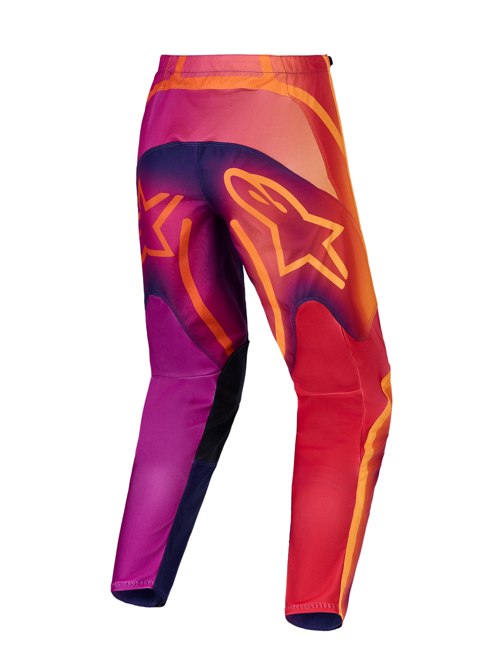 Pantalon Alpinestars Fluid Kepler réf 3721727-3205 violet orange dos