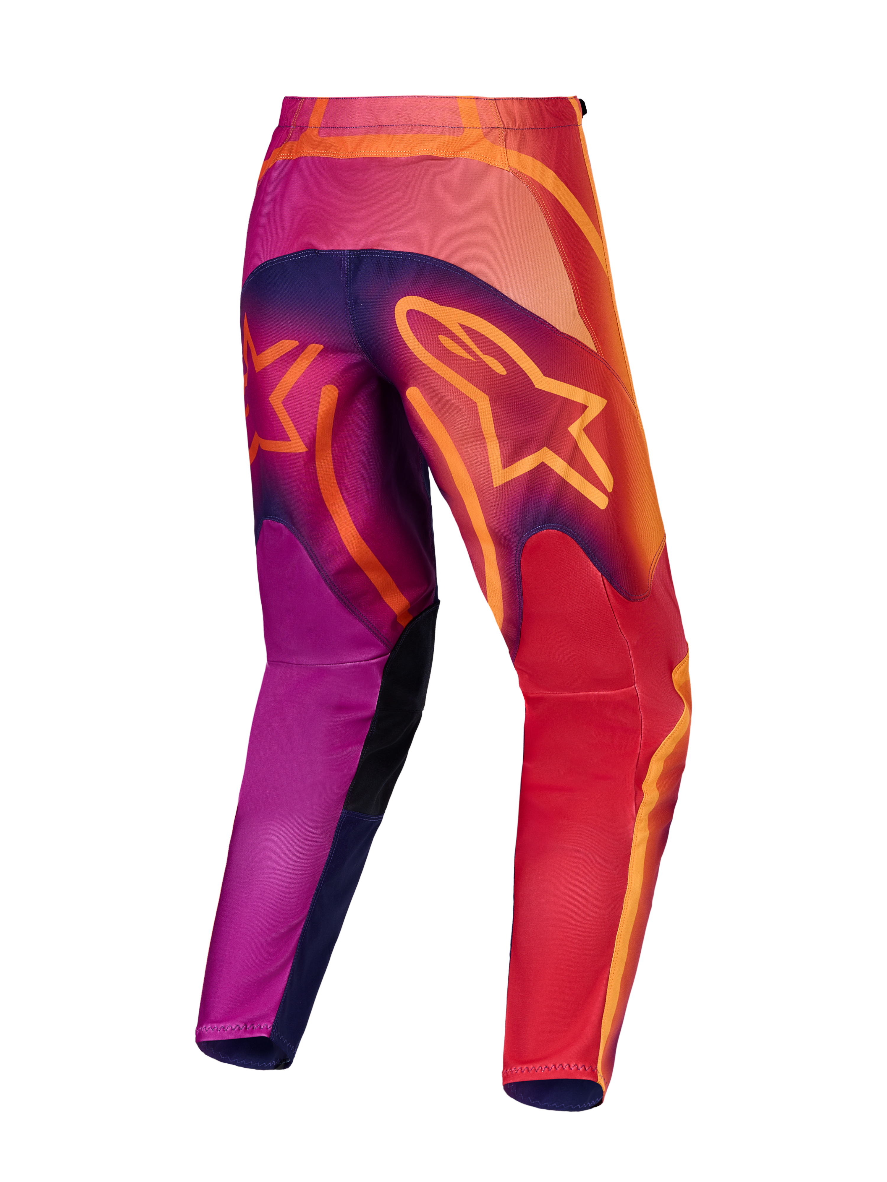 Pantalon Alpinestars Fluid Kepler réf 3721727-3205 violet orange dos