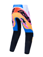Pantalon Alpinestars Supertech Dyna réf 3720227-2089 bleu et orange dos