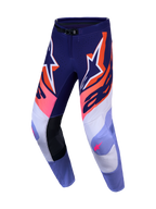 Pantalon Alpinestars Supertech Dyna réf 3720227-3196 violet rose fluo face