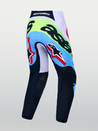 Pantalon Alpinestars Supertech Dyna réf 3720227-3202 vert fluo et noir dos