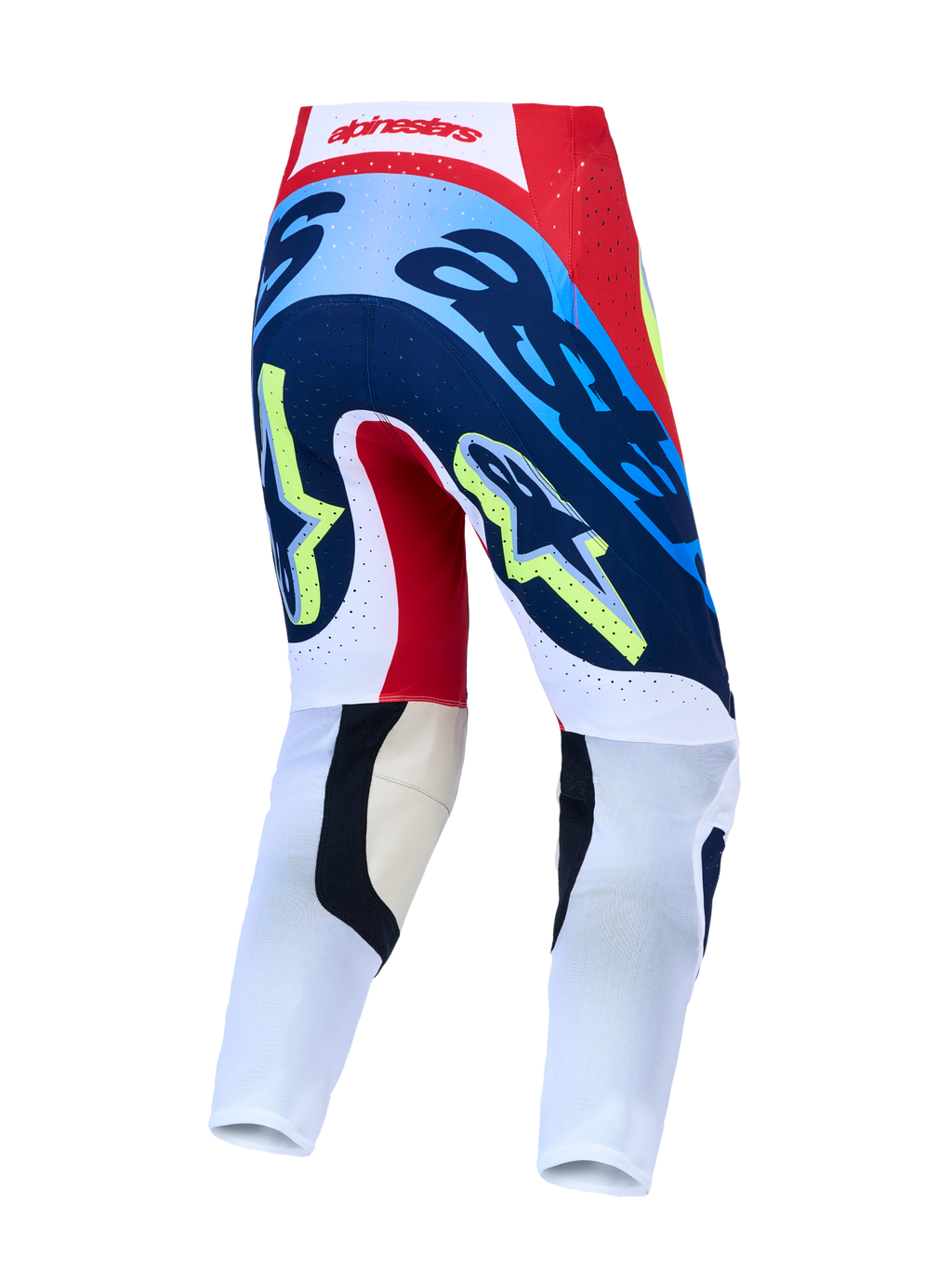 Pantalon Alpinestars Supertech Dyna réf 3720227-3212 rouge bleu marine dos